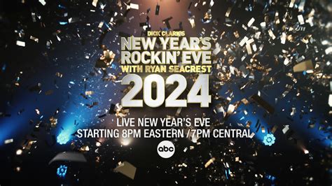 dick clarks rocking eve|dick clark's new year's rockin' eve with ryan seacrest 2024.